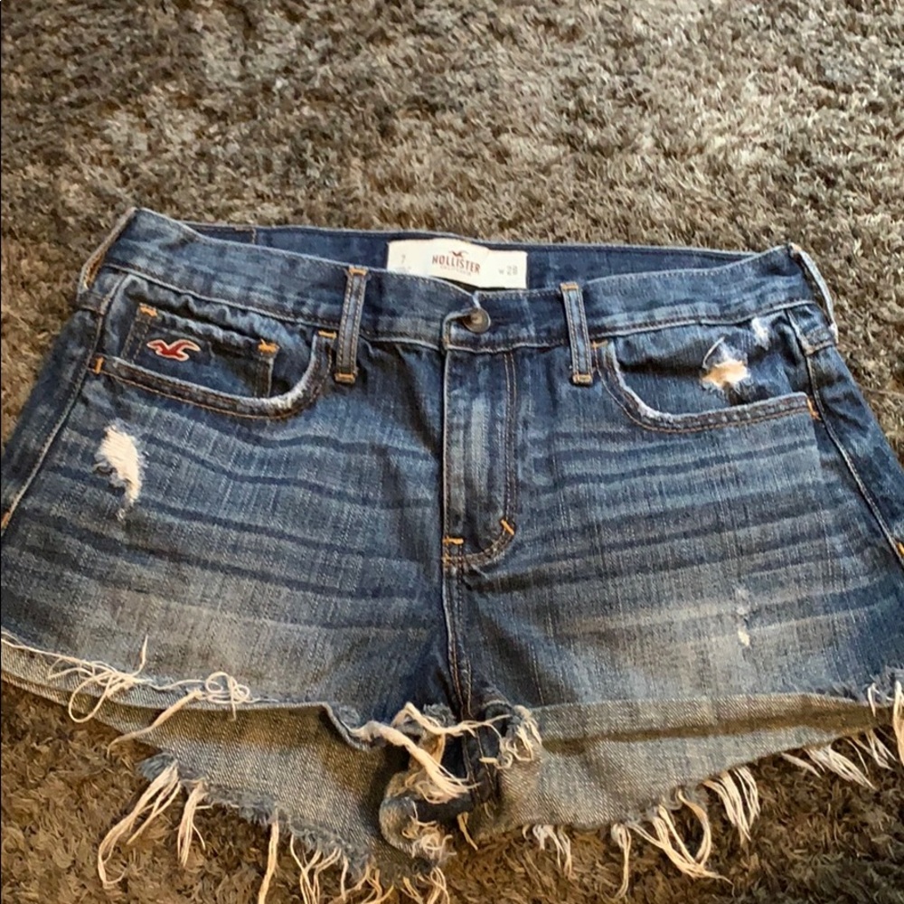 High Waisted Denim Shorts